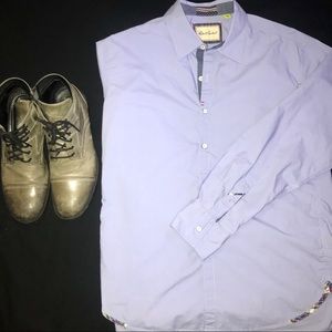 Robert Graham | Long Sleeve Button Up large blue